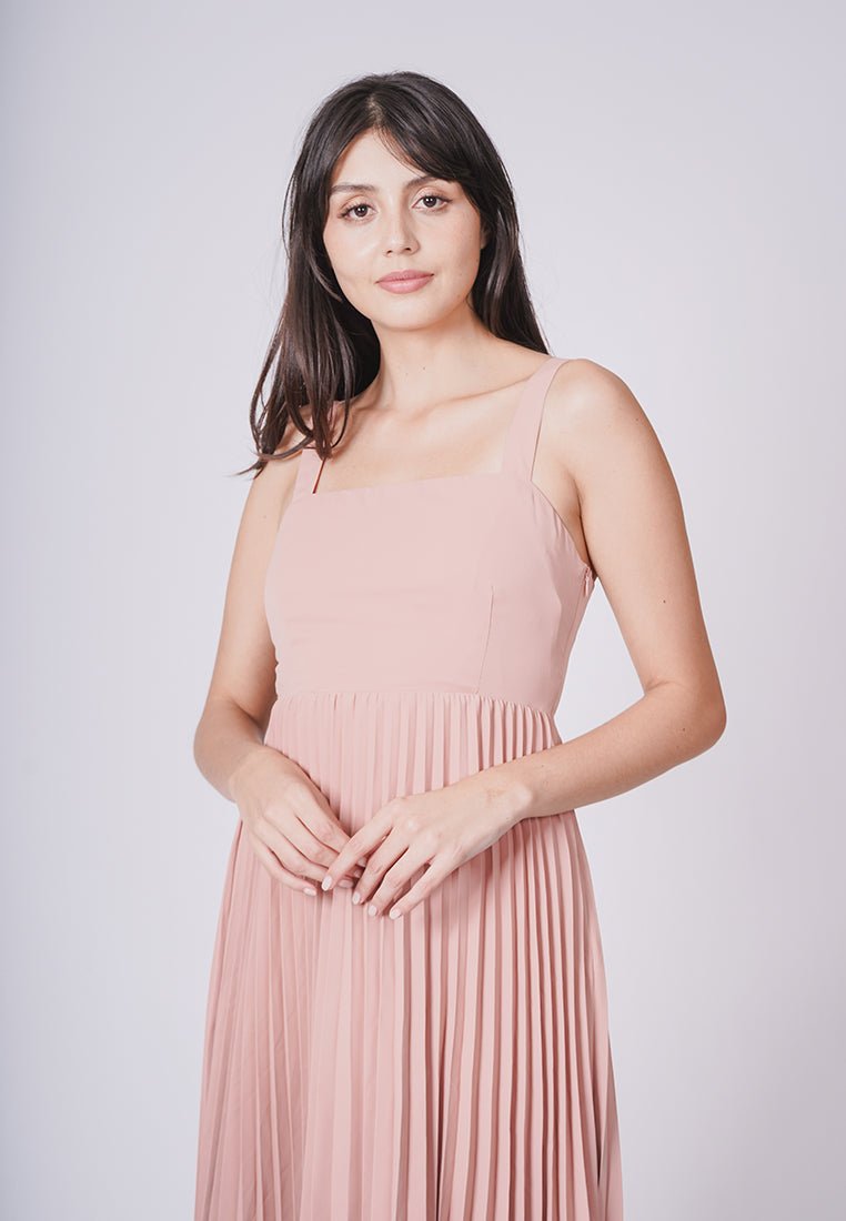 Cathlyn Pink Empire Maxi Dress with Strap - Mossimo PH