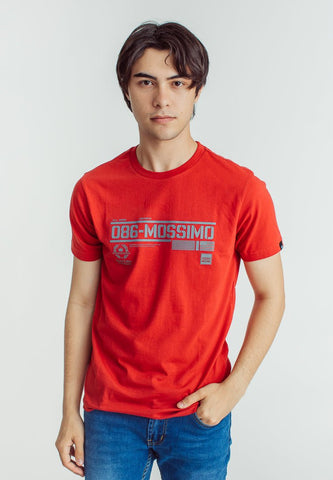 Chili Pepper Basic Round Neck Muscle Fit Tee with High Density Print - Mossimo PH