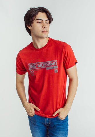 Chili Pepper Basic Round Neck Muscle Fit Tee with High Density Print - Mossimo PH