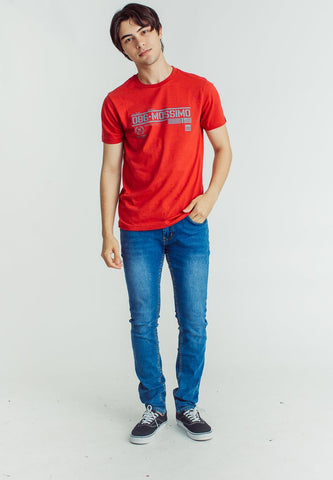 Chili Pepper Basic Round Neck Muscle Fit Tee with High Density Print - Mossimo PH