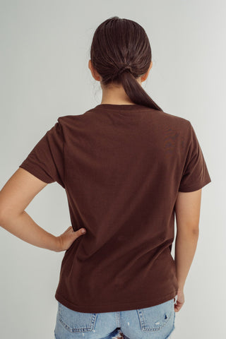 Choco Brown High Density Statement Classic Fit Tee - Mossimo PH