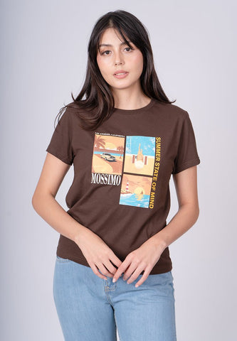 Choco Brown with Mossimo Summer Classic Fit Tee - Mossimo PH