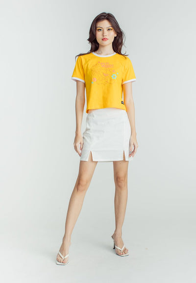 Citrus with Elmo Soft Touch & High Density Print Classic Cropped Fit Tee - Mossimo PH
