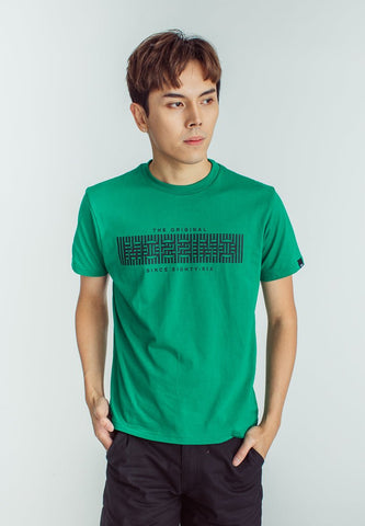 Classic Fit Tee Basic Round Neck with Flat Print - Mossimo PH