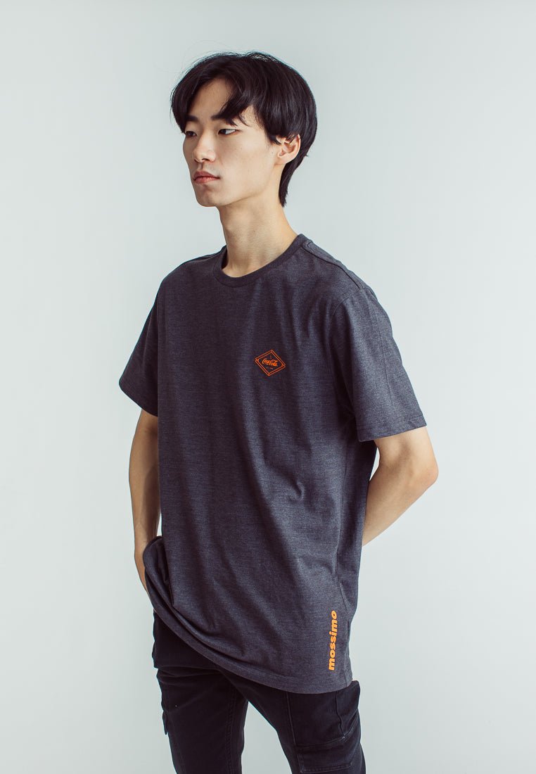 Coca-Cola Acid Black Basic Round Neck with High Density Modern Fit Tee - Mossimo PH
