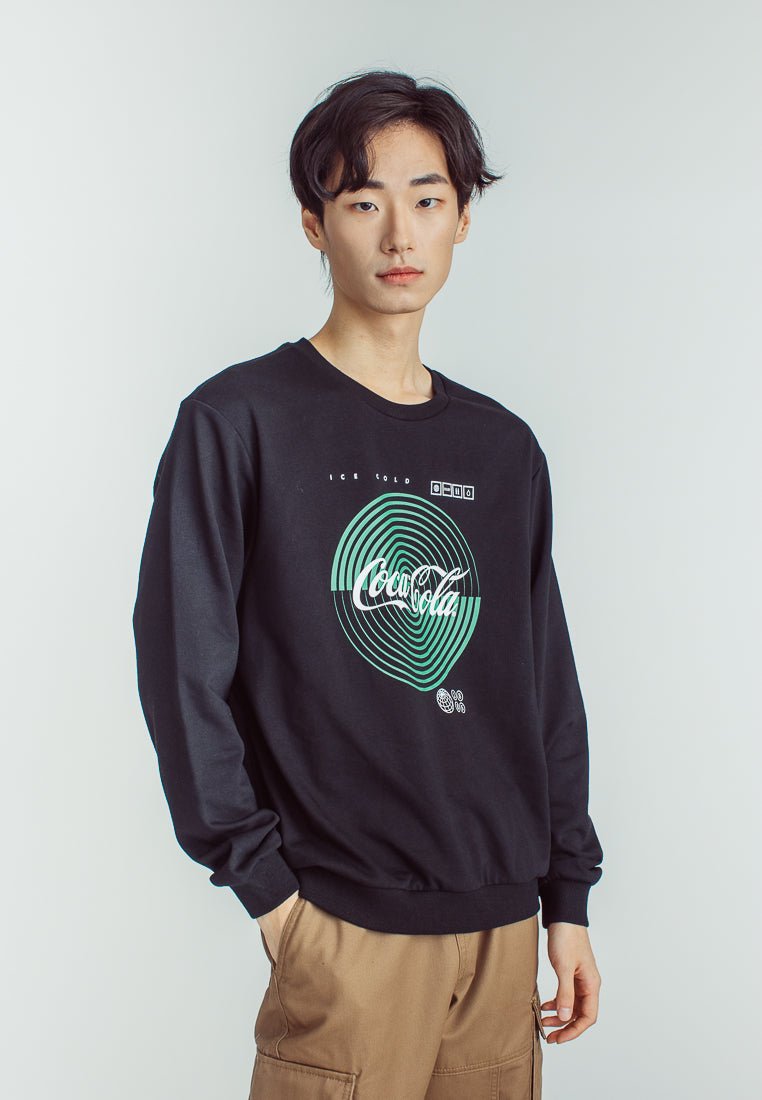 Coca-Cola Black Modern Fit Pullover with Flat Print - Mossimo PH