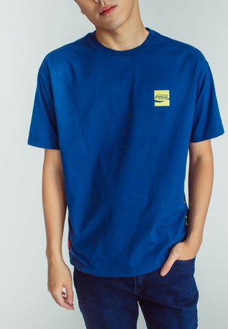 Coca-Cola Midnight Blue Basic Round Neck with Flat Print Urban Fit Tee - Mossimo PH
