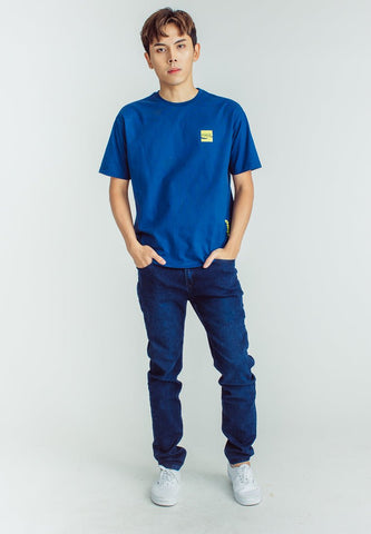 Coca-Cola Midnight Blue Basic Round Neck with Flat Print Urban Fit Tee - Mossimo PH