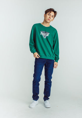 Coca-Cola Moss Green Modern Fit Pullover with Flat Pint - Mossimo PH
