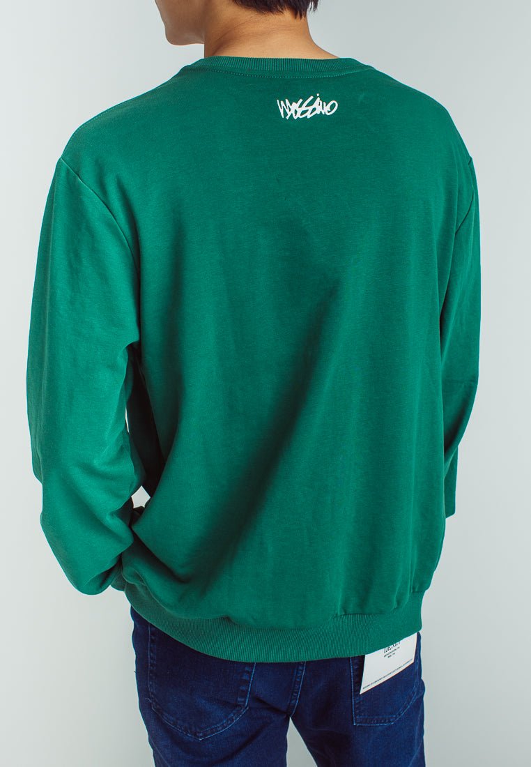 Coca-Cola Moss Green Modern Fit Pullover with Flat Pint - Mossimo PH