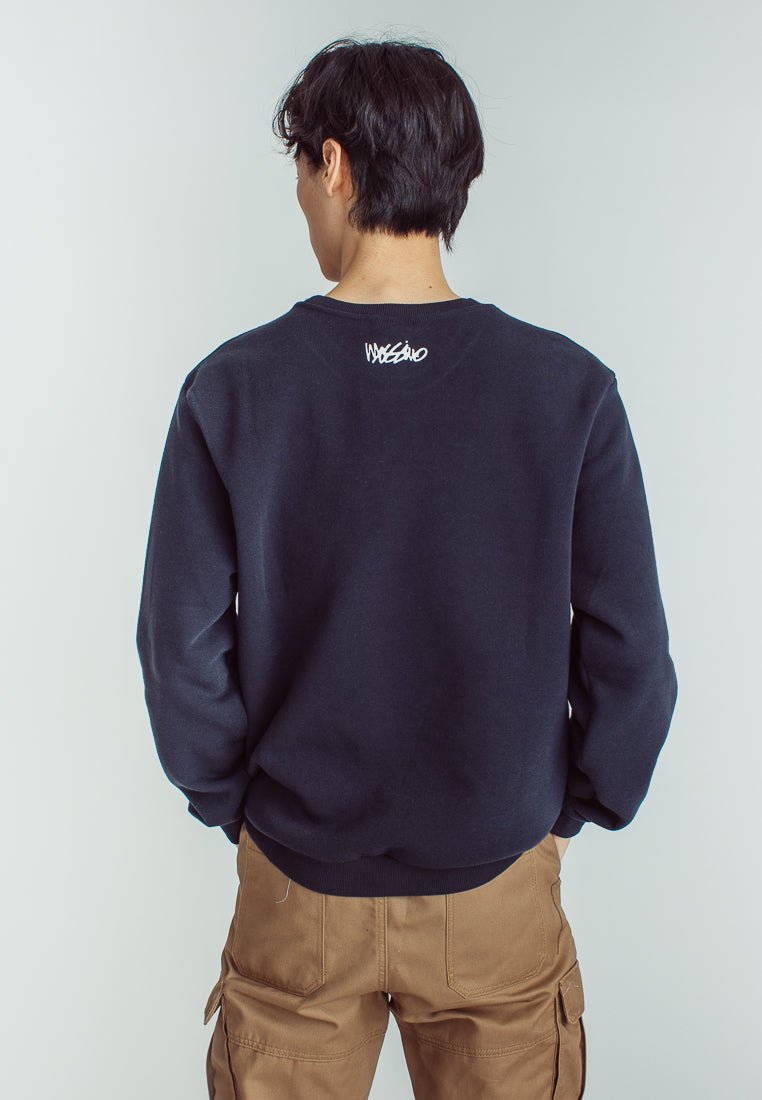 Coca-Cola Navy Blue Modern Fit Pullover with Flat Print - Mossimo PH
