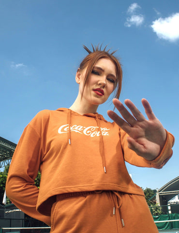 Coca-Cola Sunflower Cropped Pullover and Short Set - Mossimo PH