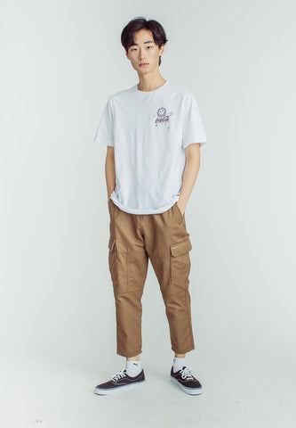 Coca-Cola White Basic Round Neck with Flat Print Modern Fit Tee - Mossimo PH