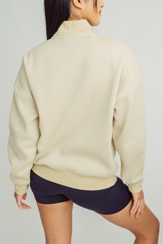 Cream Fashion Pullover Oversize with Mossimo Print Oversize Fit - Mossimo PH