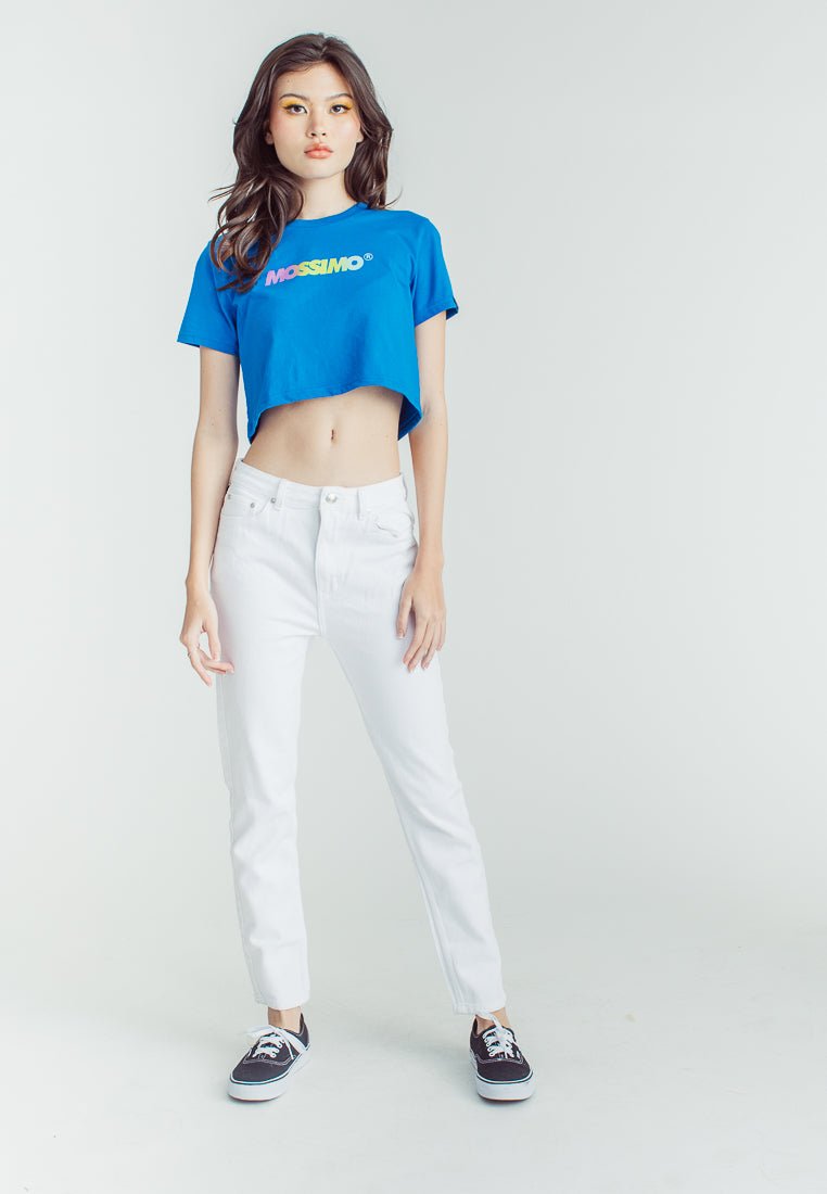 Daphne Mossimo Big Branding Gradient Effect Vintage Cropped Fit Tee - Mossimo PH