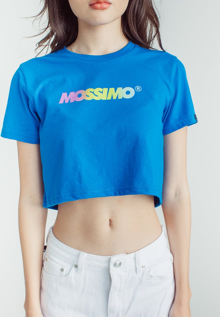Daphne Mossimo Big Branding Gradient Effect Vintage Cropped Fit Tee - Mossimo PH