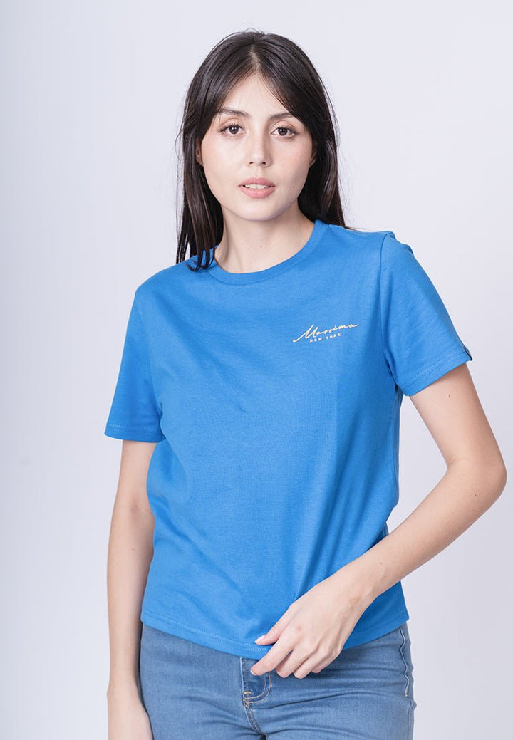 Daphne Mossimo NY with Pocket Size Design High Density Print Comfort Fit Tee - Mossimo PH
