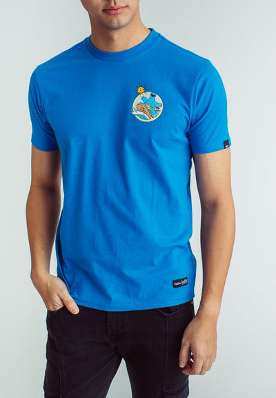 Daphne with Cookie Monster Surfing Print Design Classic Fit Tee - Mossimo PH