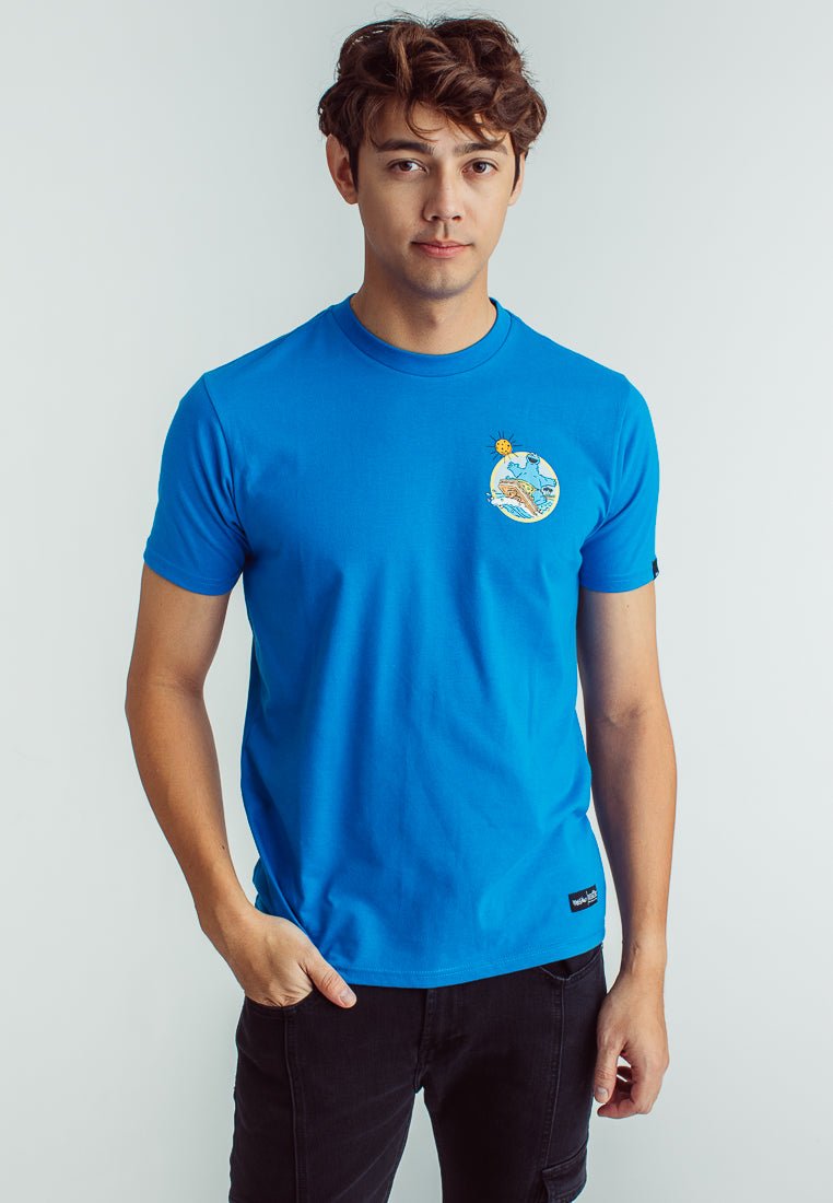 Daphne with Cookie Monster Surfing Print Design Classic Fit Tee - Mossimo PH