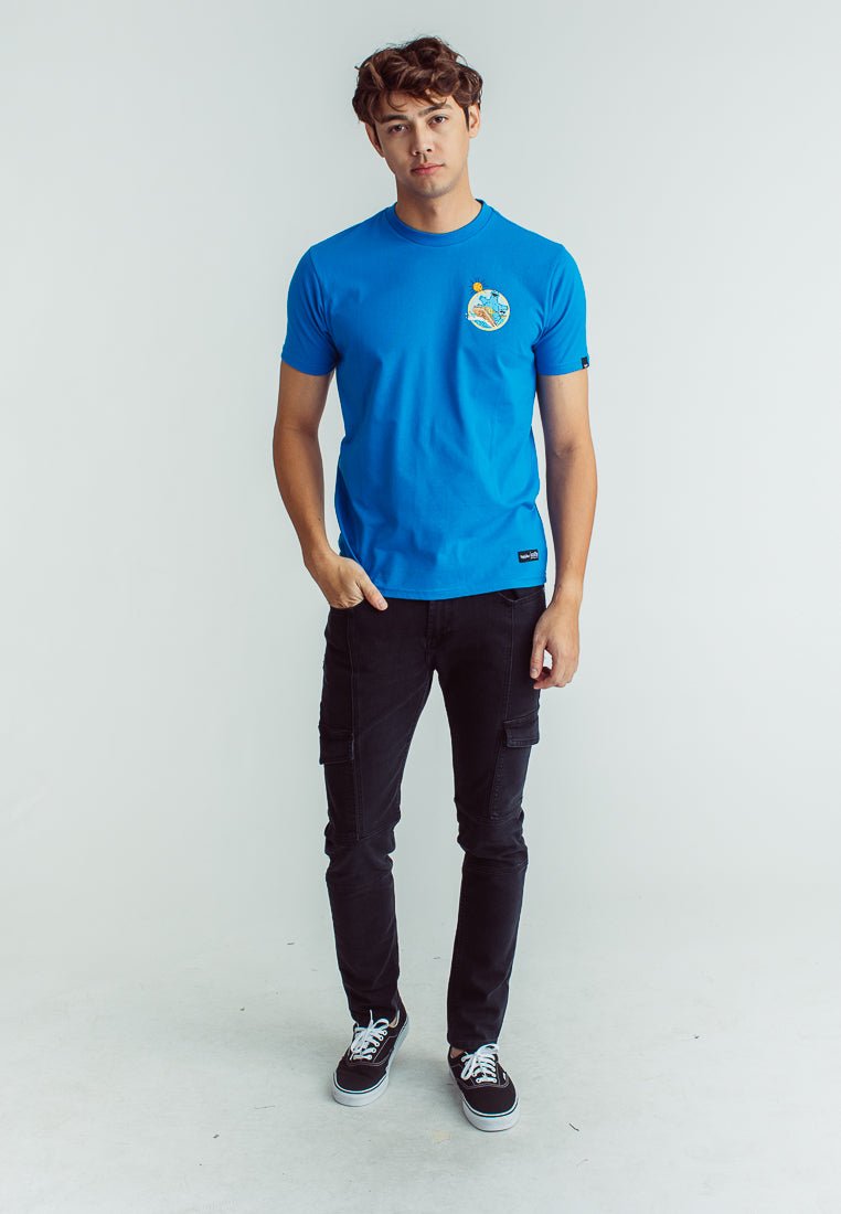 Daphne with Cookie Monster Surfing Print Design Classic Fit Tee - Mossimo PH