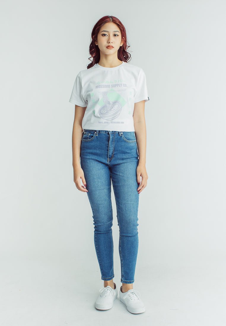 Denise Medium Blue Most Wanted Basic Five Pocket Skinny High Jeans - Mossimo PH