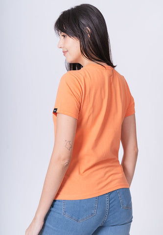 Dusty Orange with Mossimo Cali Butterfly Flat and Sugar Crystal Print Classic Fit Tee - Mossimo PH