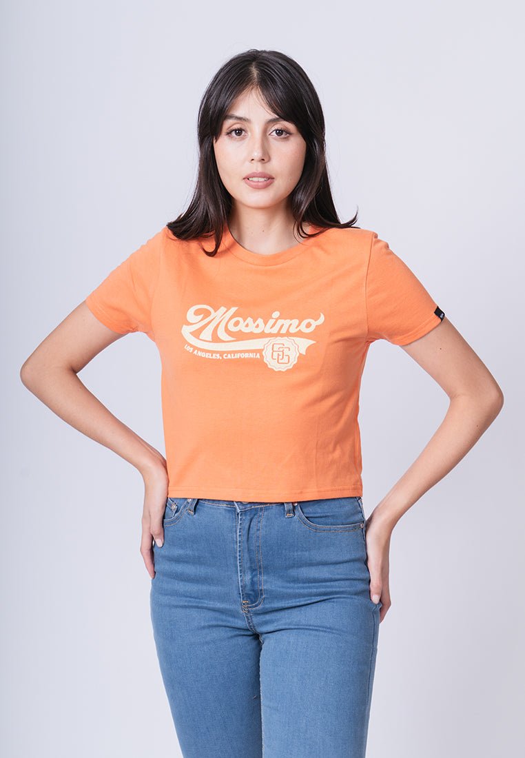 Dusty Orange with Mossimo L A Cali 86 Classic Cropped Fit Tee - Mossimo PH