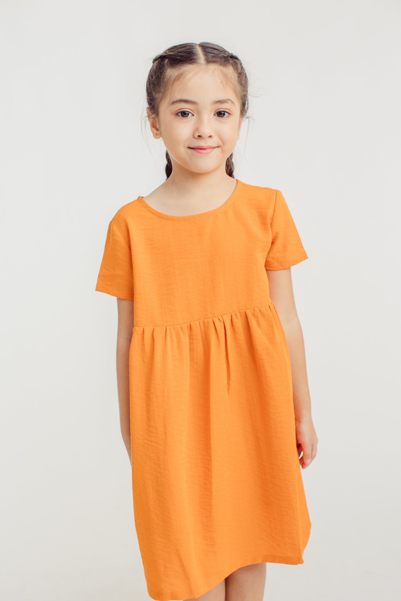 Erica Mandarin Girls Short Sleeve Dress - Mossimo PH