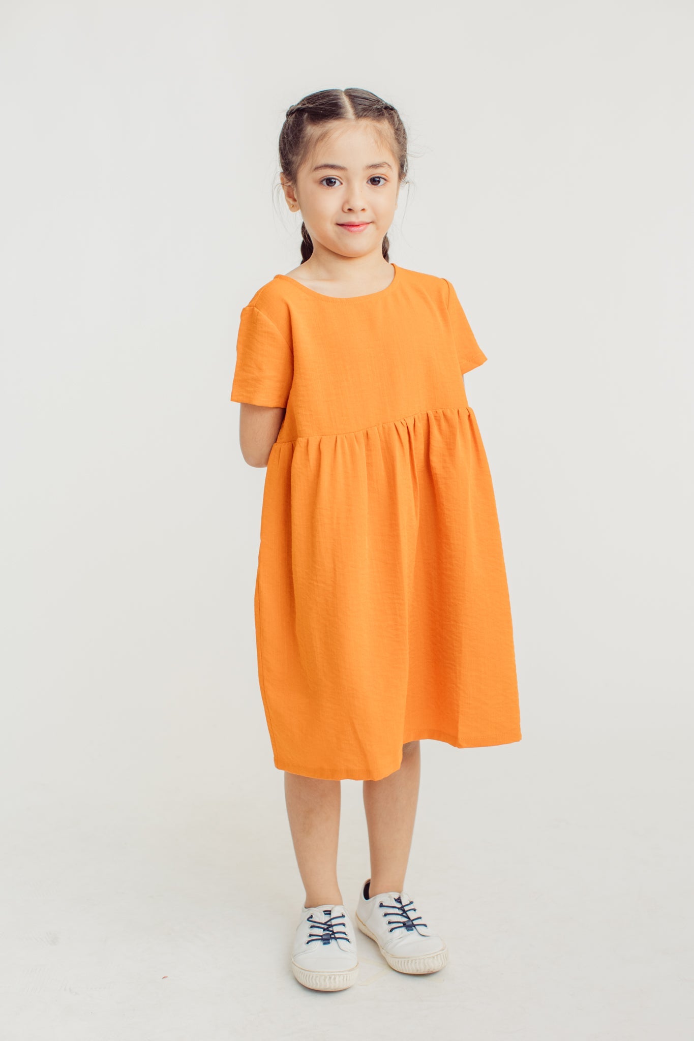 Erica Mandarin Girls Short Sleeve Dress - Mossimo PH