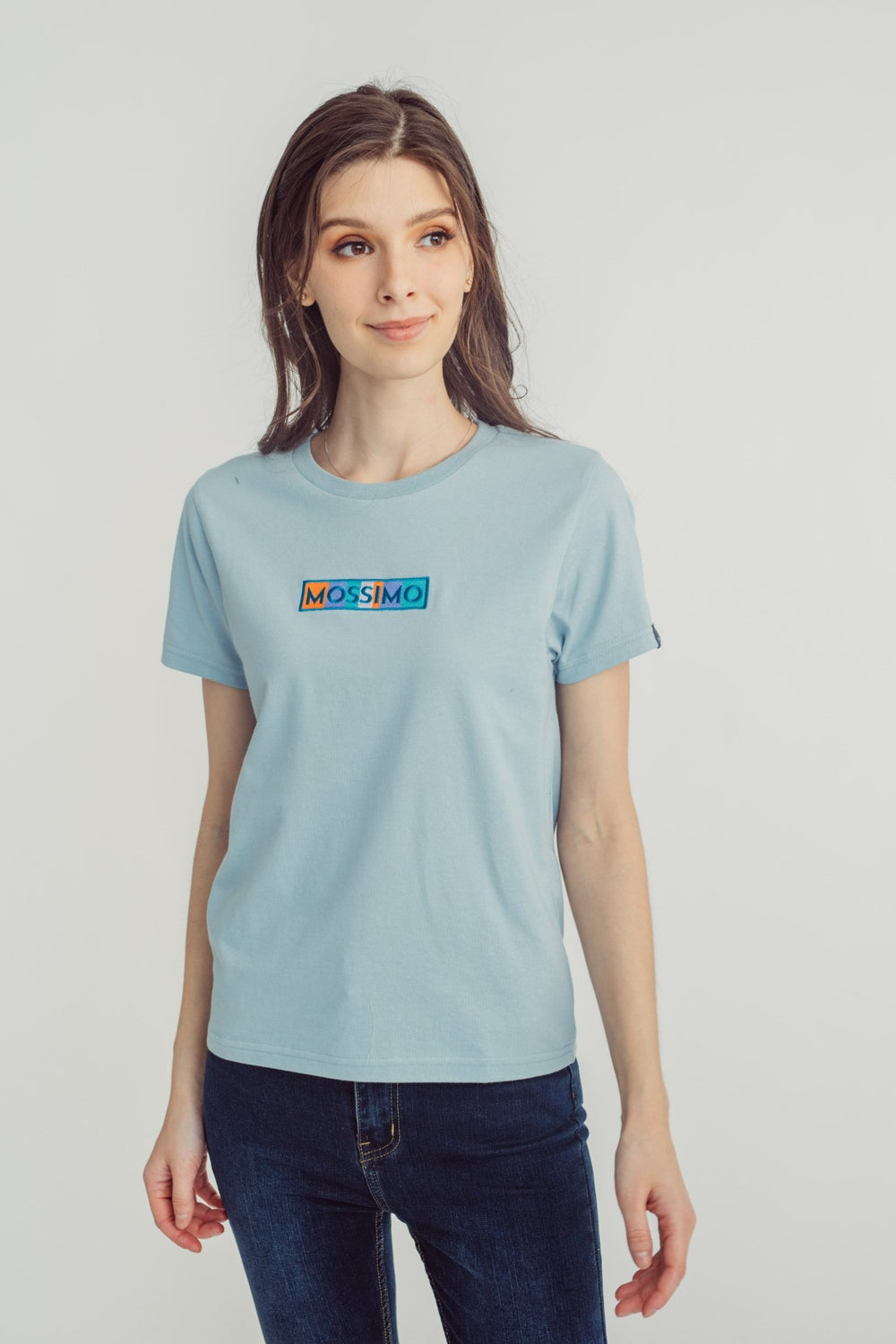 Ether with Big Branding Multi Colored and Embroidery Classic Fit Tee - Mossimo PH