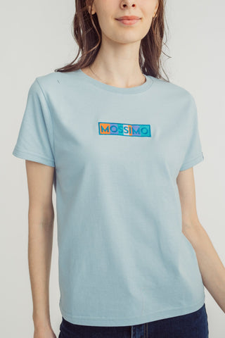 Ether with Big Branding Multi Colored and Embroidery Classic Fit Tee - Mossimo PH