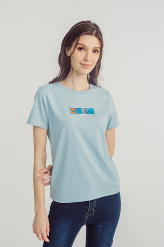 Ether with Big Branding Multi Colored and Embroidery Classic Fit Tee - Mossimo PH
