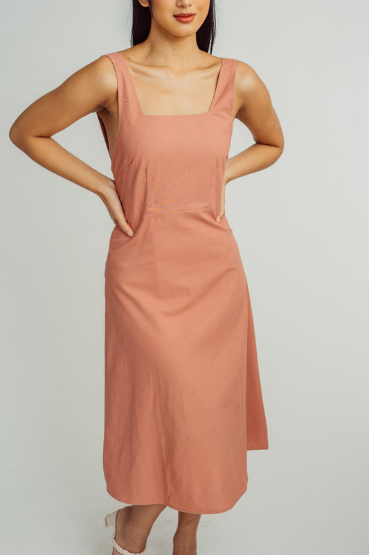 Evening Sand Fashion Crossback A line Dress Tailored Fit - Mossimo PH