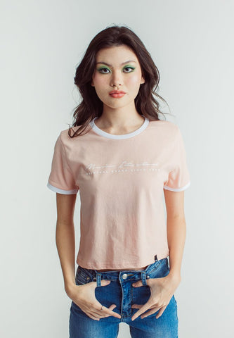 Evening Sand with Mossimo International with High Density Print Classic Cropped Fit Tee - Mossimo PH