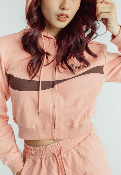 Evesand Coca Cola Modern Cropped Pullover and Short with Embroidery and Flat Print - Mossimo PH