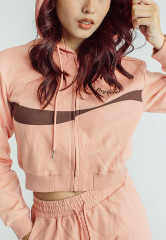 Evesand Coca Cola Modern Cropped Pullover and Short with Embroidery and Flat Print - Mossimo PH