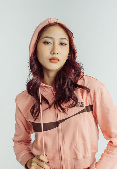 Evesand Coca Cola Modern Cropped Pullover and Short with Embroidery and Flat Print - Mossimo PH