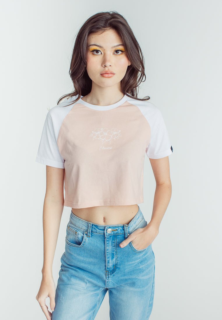 Evesand Mossimo with Flowers Super Cropped Fit Tee - Mossimo PH