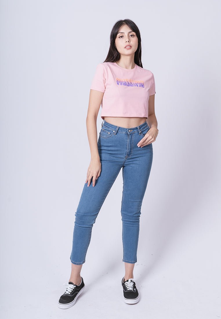 Evesand Premium Mossimo Gradient with High Density Print Super Cropped Fit Tee - Mossimo PH