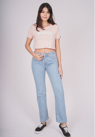 Evesand with Mossimo Big Varsity Flat and High Density Print Super Cropped Fit Tee - Mossimo PH