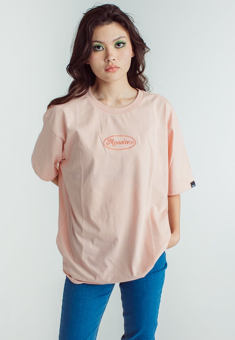 Evesand with Mossimo Tonal Embroidery Oversized Fit Tee - Mossimo PH