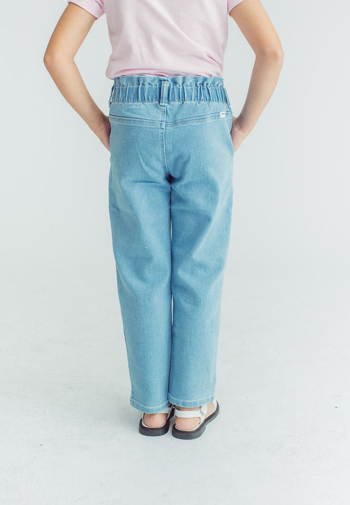Faye Light Blue Relaxed Fit High Rise Jeans - Mossimo PH