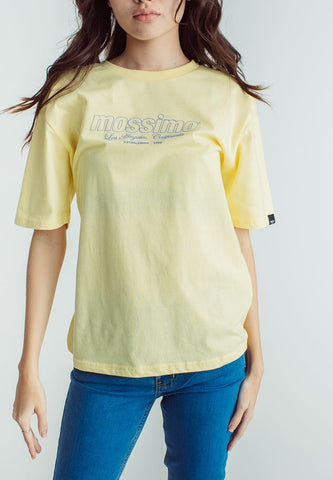 French Vanilla with Mossimo Big Minimal Design Modern Fit Tee - Mossimo PH