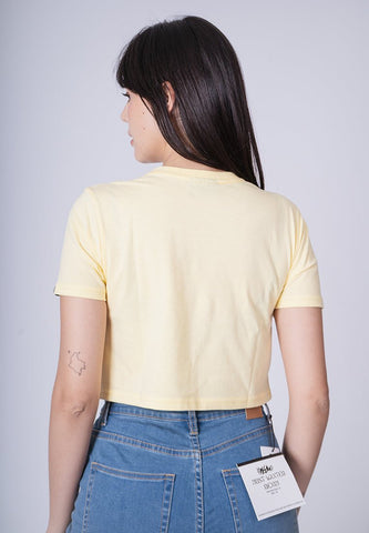 French Vanilla with Mossimo Los Angeles California Flat Print Super Cropped Fit Tee - Mossimo PH