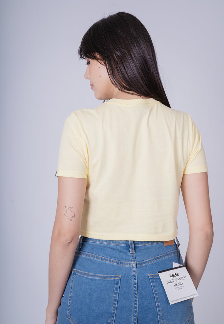 French Vanilla with Mossimo Retro Design with Flat Print Super Cropped Fit Tee - Mossimo PH
