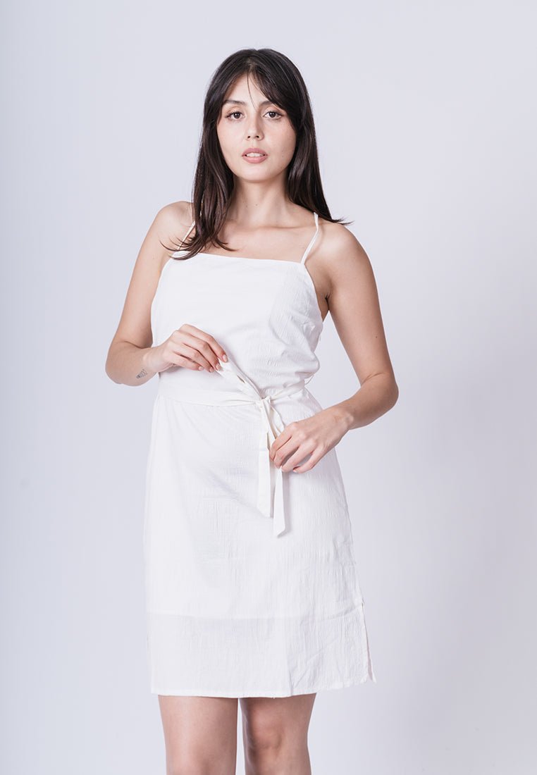 Georgie White Square Neck Shift Dress - Mossimo PH