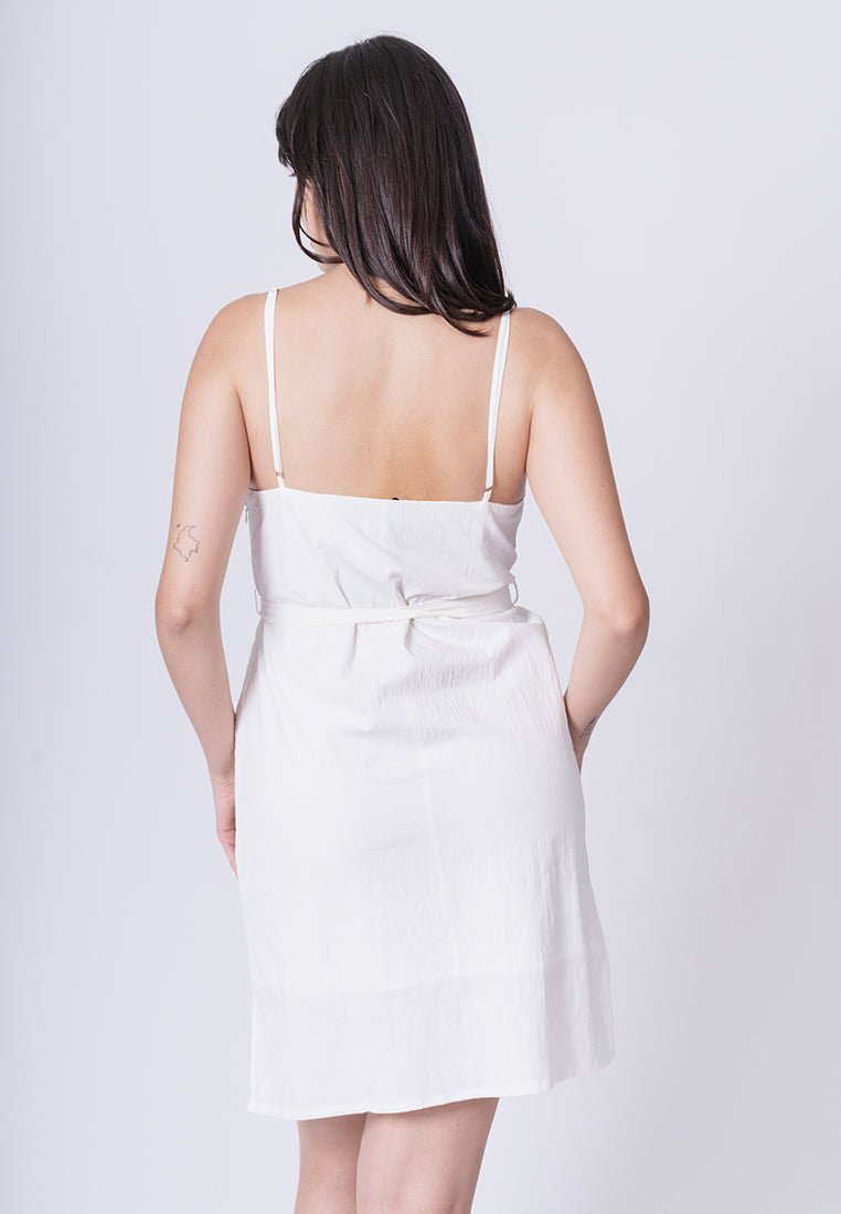 Georgie White Square Neck Shift Dress - Mossimo PH