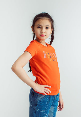 Girls Basic Tshirt with High Density Print Kids - Mossimo PH