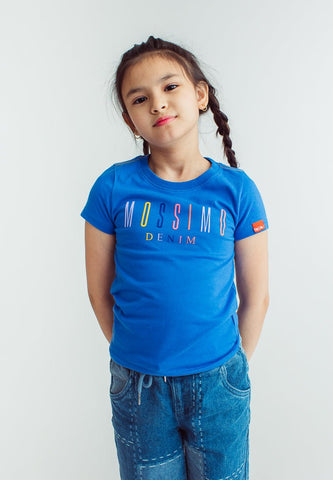 Girls Basic Tshirt with High Density Print Kids - Mossimo PH