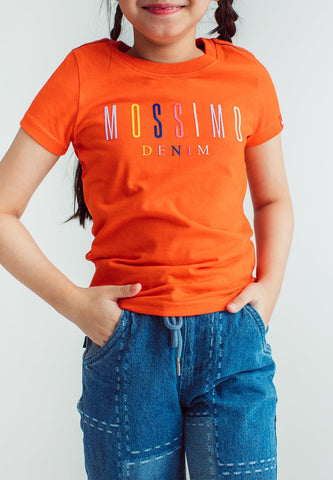 Girls Basic Tshirt with High Density Print Kids - Mossimo PH